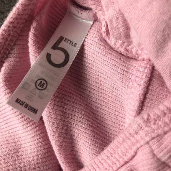 Pastel Pink Bra Top with Keyhole Chest Cutout! - Picture 5 of 5